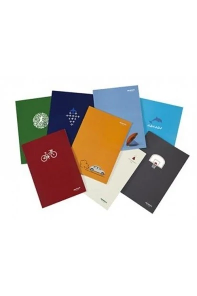 Mopak 80 Yaprak Kareli A4 Metot Okul Defteri 2 Adet