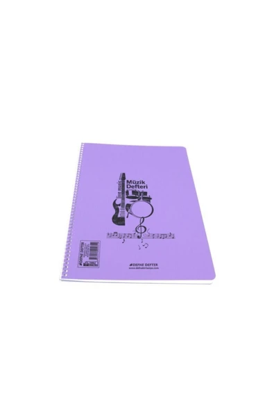 Defne Müzik Defter Spiralli 40 Yaprak - Resim 6