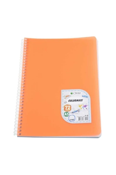 3 Çınar Çınar Spiralli A5 Çizgili Defter 72 Yaprak - 1