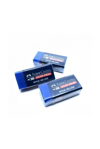 Faber Castell Faber-castell Sınav Silgisi Dust Free Mavi 4 Adet ürün görseli 1