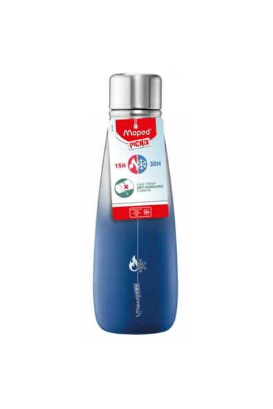 Maped Picnik 500 ml Yetişkin Termosu Mavi - 1