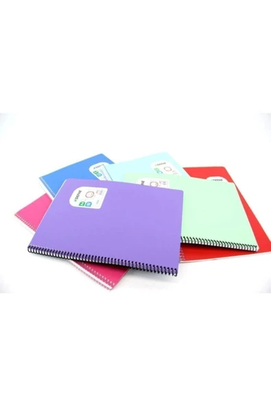 Daphne Defne Nova Spiralli Telli A-4 Defter 96 Yaprak Çizgili - Resim 3