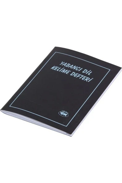 Gülpaş 155 Yabancı Dil Fihrist (Kelime Defteri) 56 yaprak Plastik Kapak ürün görseli 1