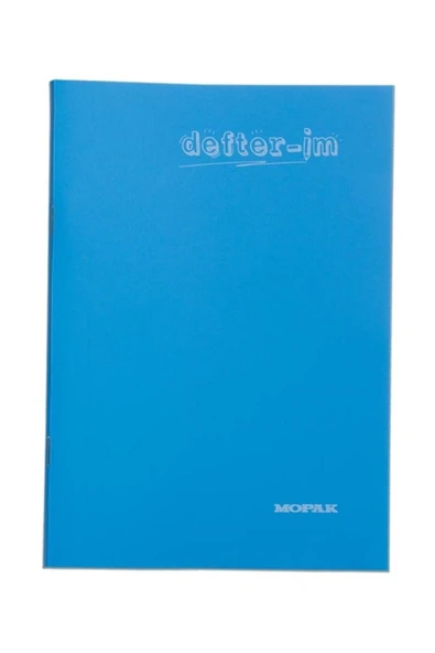 Mopak A4 Tam Boy Kareli 40 Yaprak Dikişli Telsiz Plastik Kapak Defter ürün görseli