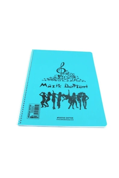 Defne Müzik Defter Spiralli 40 Yaprak - Resim 4