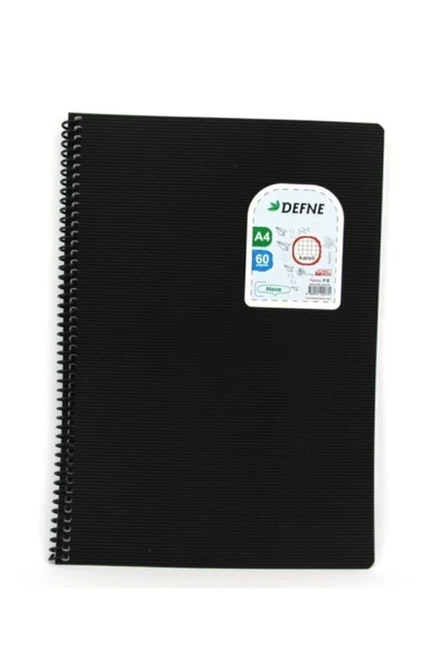 Daphne Defne Nova Spiralli Telli A-4 Defter 96 Yaprak Çizgili - Resim 4