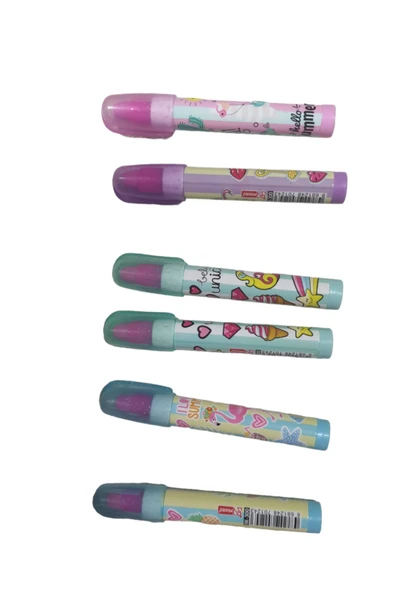 Mikro 6 adet roket silgi (yumurtlayan silgi) ürün görseli