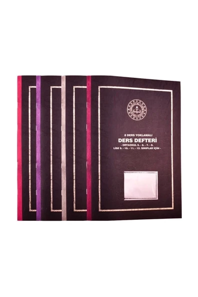 Gülpaş Ders Defteri Yoklamalı Plastik Kapak 8.ders 25x35 384 ürün görseli 1