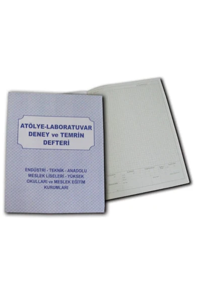 RBC Atelye-laboratuvar Deney Ve Termin Defteri A4 ürün görseli 1