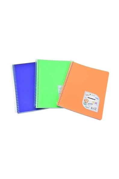 3 Çınar 1 Adet Çınar Spiralli A5 Kareli Defter 72 Yaprak - 2