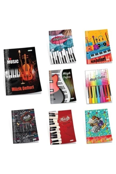 ÇINAR DEFTER Çınar 22000 Büyük Müzik Defteri - 20 Yaprak Karton Kapak - Resim 3