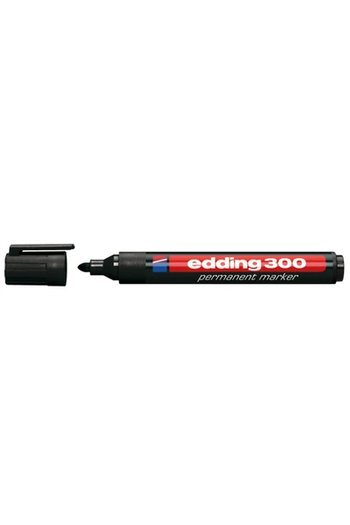Edding 300 PERMANENT MARKÖR SİYAH - 1