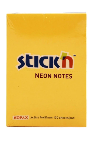 Gıpta Stıck'n Yapışkanlı Not Kağıdı 76*51 Mm 100 Yaprak Turuncu Ve Mor Index - 1