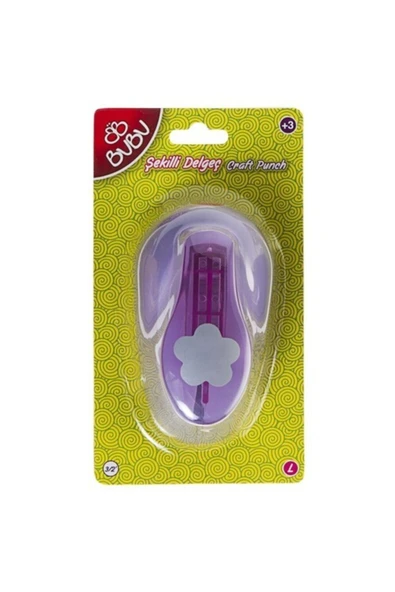Bubu Çiçek Şekilli Eva ve Kağıt Delgeç 3/2 Xl -de0007 - 1