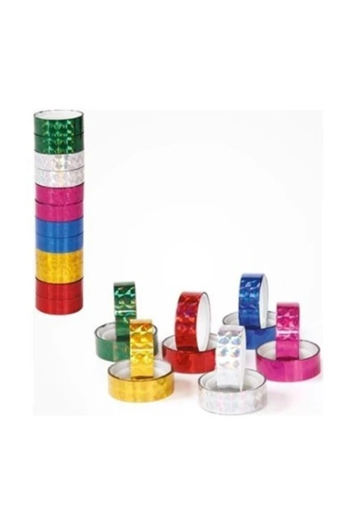 Onas Renkli Bant Metalik Renkler 6x2=12 Adet ürün görseli 1