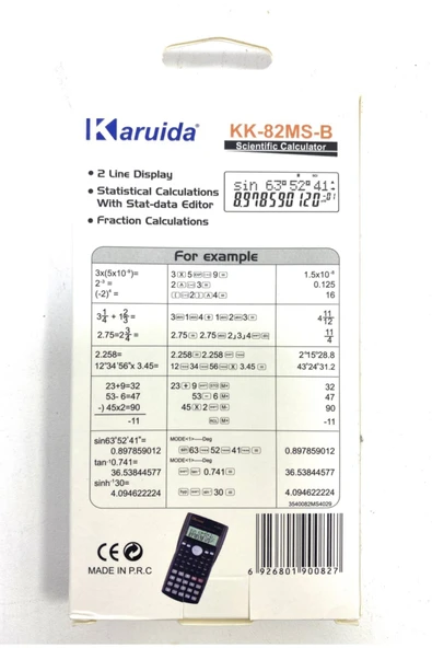 Karuida Karuıda Bilimsel Fonksiyonlu Hesap Makinesi - 5