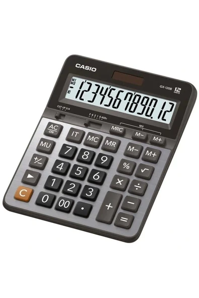 Casio GX-120B 12 HANE MASAÜSTÜ HESAP MAKİNESİ - 1