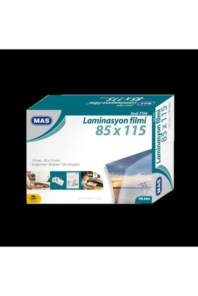 Mas Laminasyon Filmi 125 Mic 85*115 7704 - 1