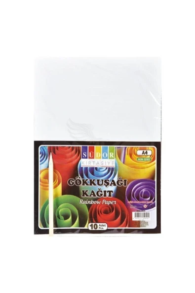 Südor Rainbow Sihirli Gökkuşağı Kazımalı Kağıt Siyah Kağıt 10xa4 852RSERI - 2