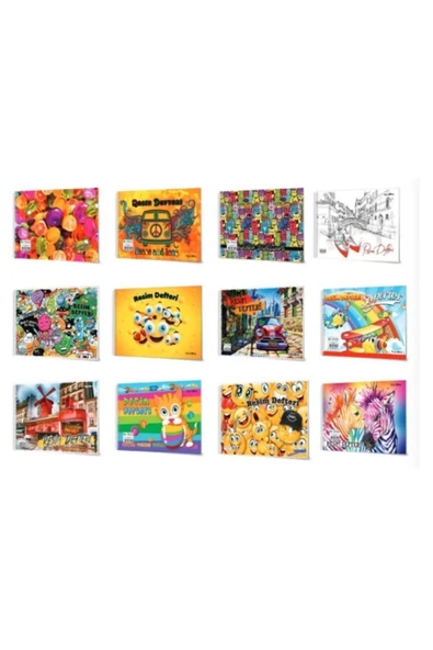 ÇINAR DEFTER Resim Defteri 17*25 Spiralli Karton Kapak 15 Yaprak Çınar ürün görseli