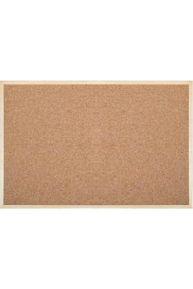 İnter 45x60 Ahşap Çerçeveli Mantar Pano - 1
