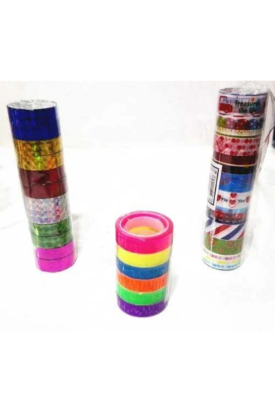 Südor Hologramlı Desenli Gökkuşağı 3lü Bant Seti Deba ürün görseli 1