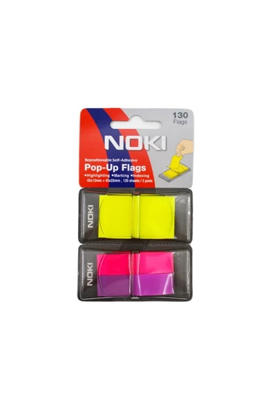 Noki Memo Pop-up Flags Yapışkanlı Işaretleyici 130 Yaprak(26006b) - 1