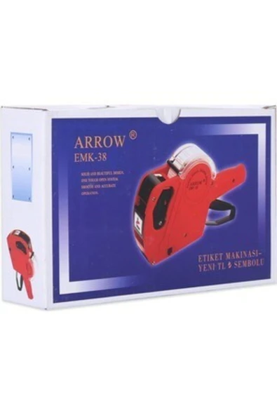 ARROW Fiyat Etiket Makinası Emk-38 - 1 Rulo Etiket Hediye - 2