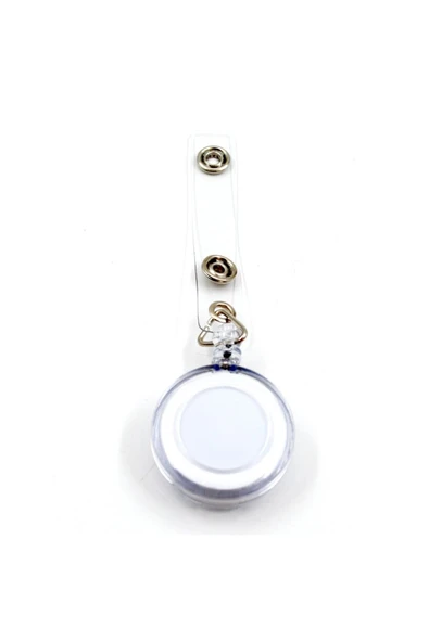 inox Yoyo Yaka Kartlığı Yuvarlak 1 Adet Renk Seçenekli(Mavi-Siyah-Kırmızı-Beyaz) - 2