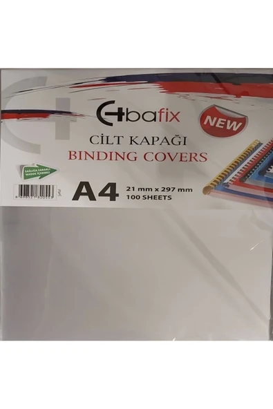 Bafix Cilt Kapağı Plastik Opak A4 160 Mıc Şeffaf - 1
