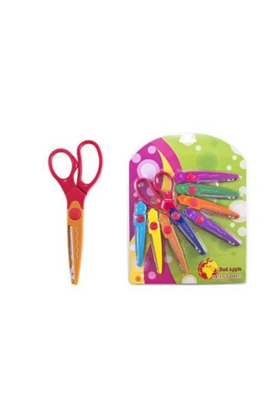 Red Apple Makas 8 Parçalı Şekilli Kesen Set ürün görseli 1