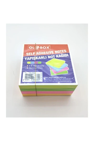 Globox Yaprak Neonl Renk Not Kağıdı 6636 - 1