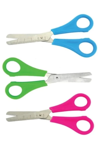 TGB Korumalı Küt Uçlu Öğrenciler Için Okul Makası* 3 Adet