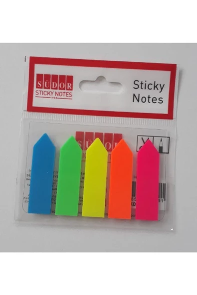 Südor Yapışkanlı Not Kağıdı 5 Dilim ürün görseli 1