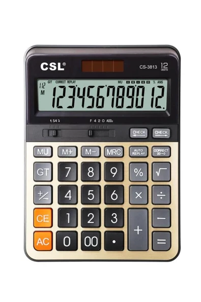 CSL CS-3813 12 Hane Masa Tipi Hesap Makinesi - 1