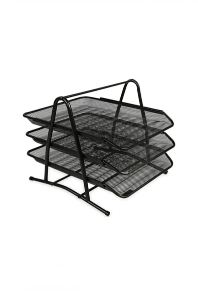 Globox Metal 3'lü Evrak Rafı /6255 6597SERI ürün görseli 1