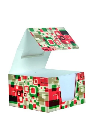 Akar Küp Bloknot Not Not Kağıdı Notluk Masa Üstü Notluk 8x8 1 Adet Kx - 1