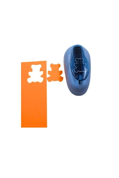 Bubu Bu-bu Şekilli Eva Ve Kağıt Delgeç Ayıcık 3/2'' L ( 4 Cm ) - 5