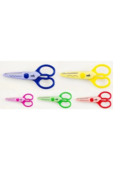 Umix Umıx Craft Arts Şekılgeç Makas 5'li Şekilli Kesen Makas ürün görseli 1