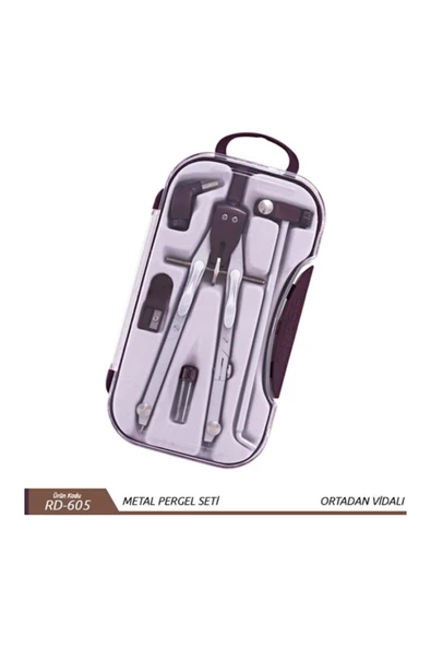 Red Apple 5'li Metal Vidalı Teknik Pergel Seti Rd-605 ürün görseli 1
