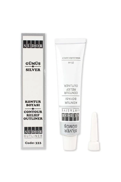 Südor 331 Kontur Boyası Gümüş 25 ml ürün görseli 1