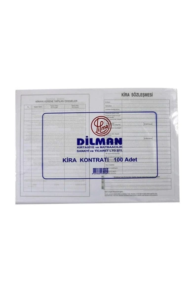 Dilman Kira Kontratı ürün görseli 1