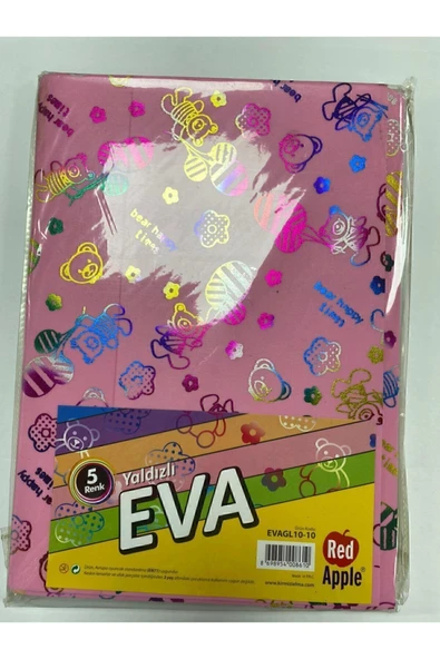 Red Apple Yaldızlı Eva ürün görseli 1