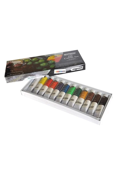 Bigpoint Yağlı Boya Seti 12 Renk 12 ml - Resim 2