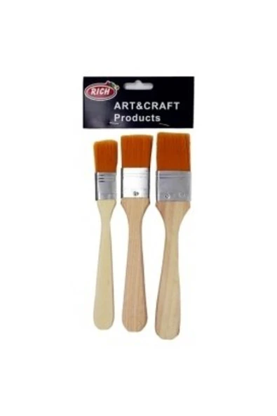 Rich Ekonomik Zemin Fırça Seti - 3'lü Set ürün görseli 1