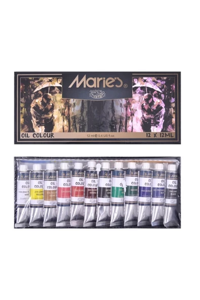 Maries Yağlı Boya 12*12 ml - Resim 2