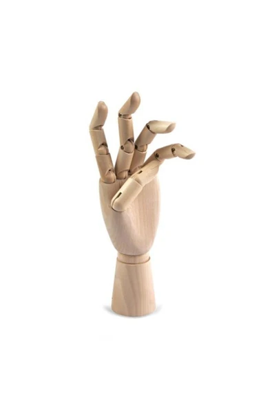 Südor Ahşap Kadın Sol Model El 18cm ürün görseli 1