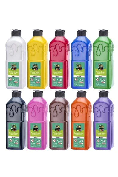 Nova Color Parmak Boyası 500 Gr. 10 Renk ürün görseli 1