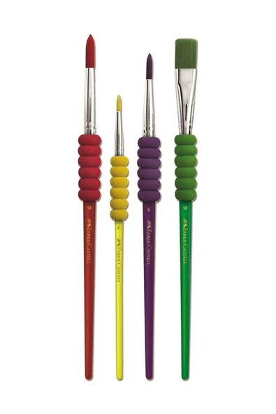 Faber Castell Fırça Seti Soft Touch 4 Lü 5291181620000 - Resim 2