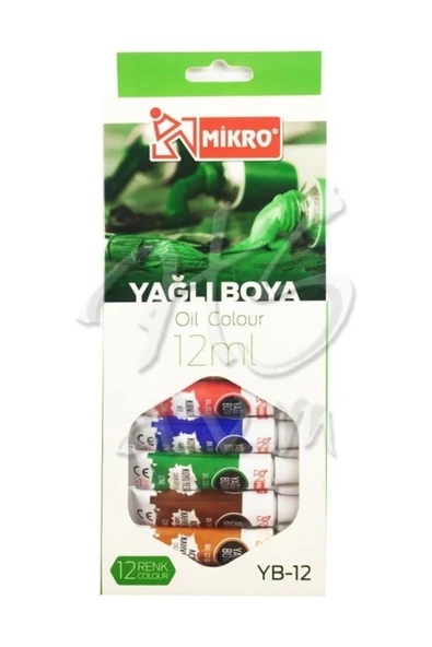 Anka Art Mikro Yağlı Boya 12ml 12li ürün görseli 1